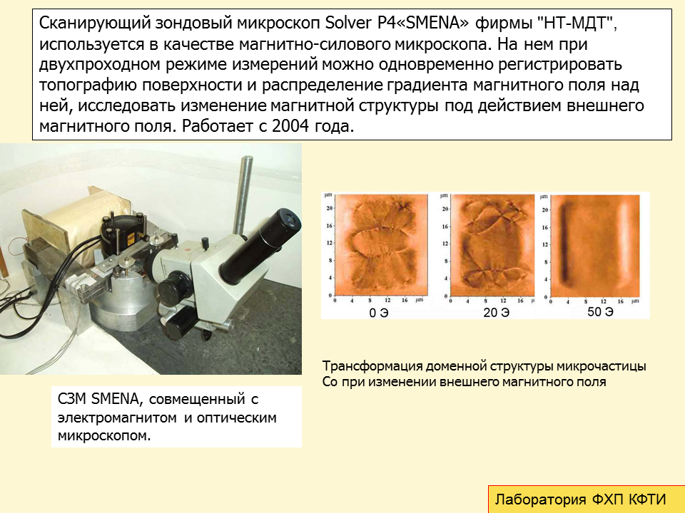 Сканирующий зондовый микроскоп Solver P4&laquo;SMENA&raquo;